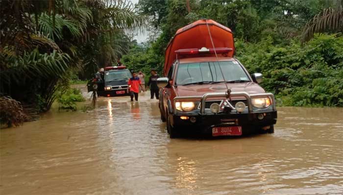 Empat Nagari Di Dharmasraya Terendam Banjir Kerugian Ditaksir Ratusan