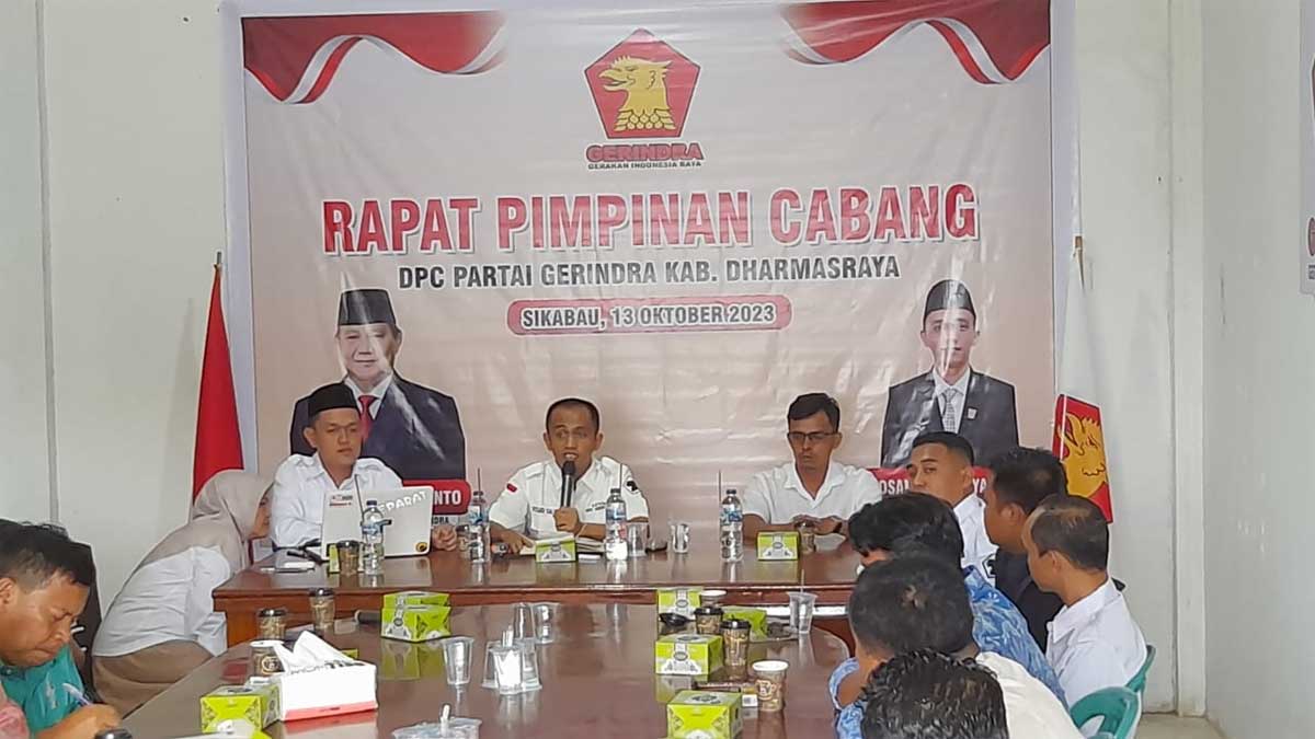 Target Partai Gerindra Di Dharmasraya, Prabowo Presiden Dan Menang ...